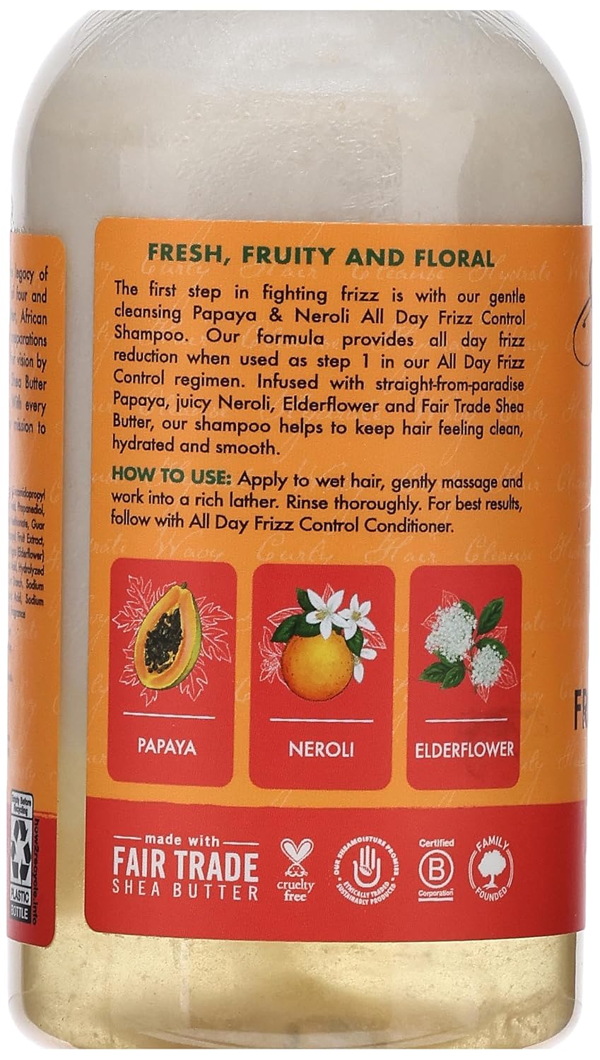 Shea Moisture Papaya And Neroli All Day Frizz Control Shampoo 384ml
