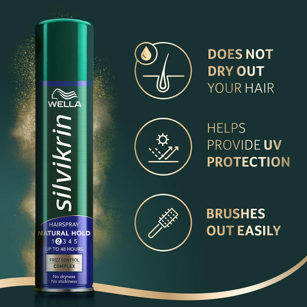 Wella Silvikrin Classic Natural Hold Hairspray 250ml / 400ml