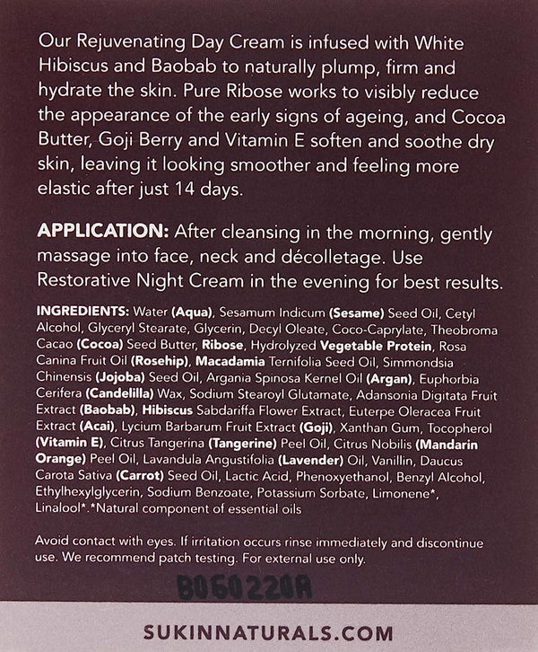 Sukin Australian Natural Skincare Purely Ageless Rejuvenating Day Cream 120ml