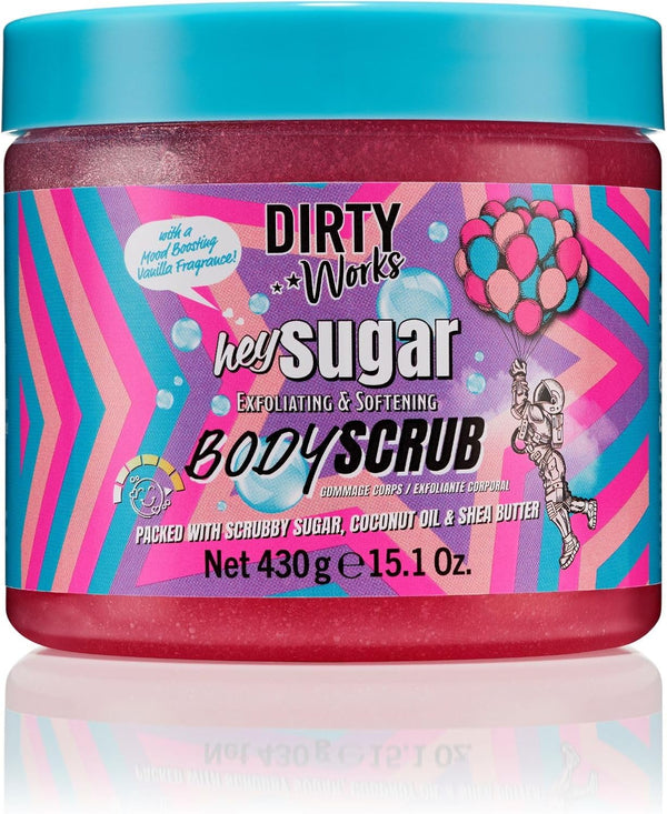 Dirty Works Hey Sugar Exfoliating And Softening Body Scrub 430g - Afro Hair Boutique