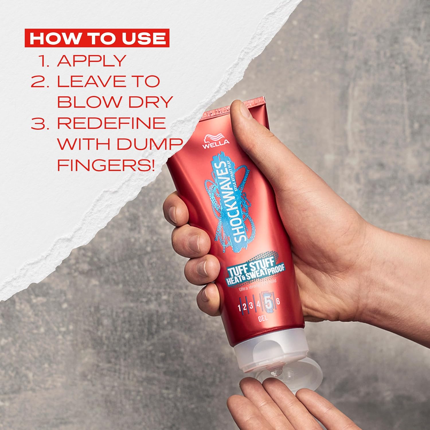 Wella Shockwave Ultra Strong Tuff Stuff 5 Gel