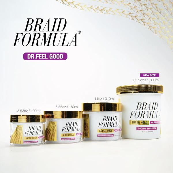 EBIN New York Braid Formula Anti Tension Super Hold 100ml / 180ml / 310ml - Afro Hair Boutique