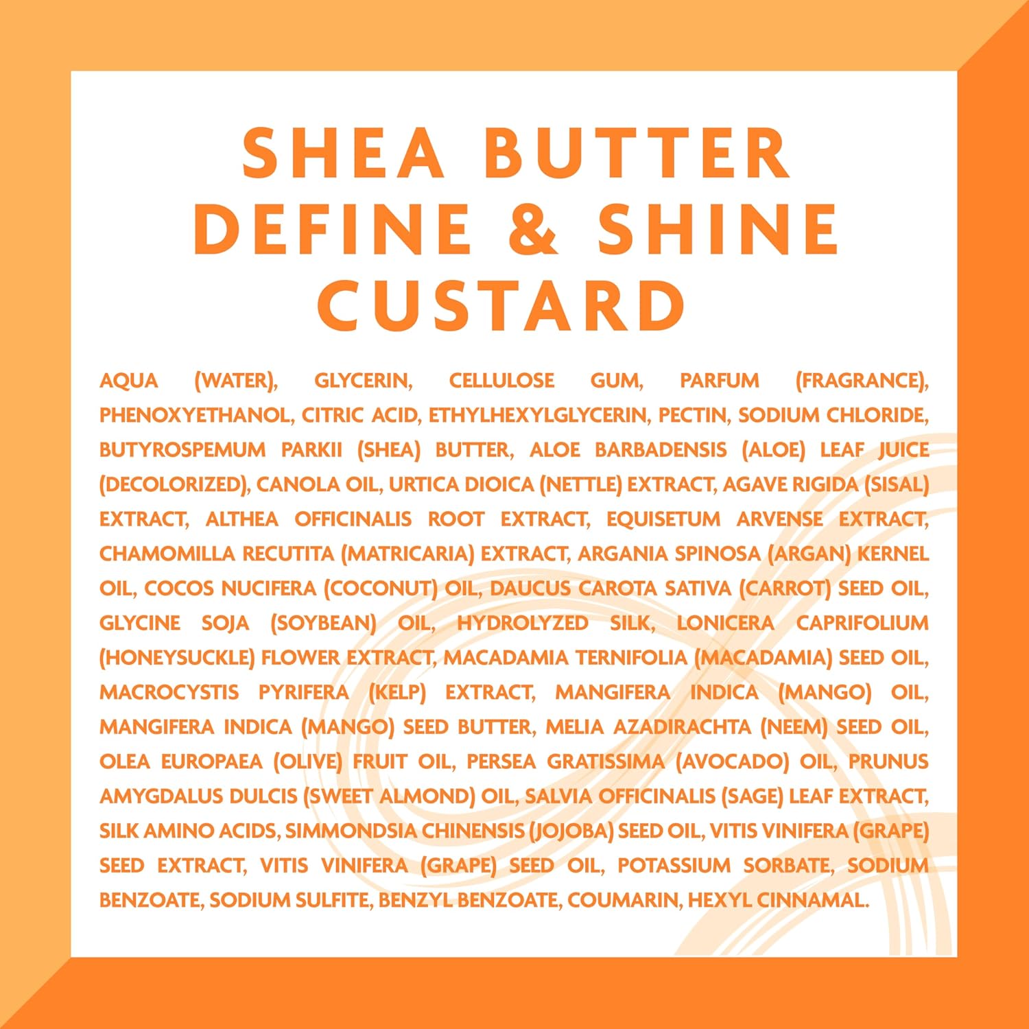 Cantu Shea Butter Define And Shine Custard 340g - Afro Hair Boutique