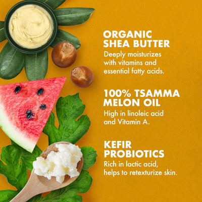 Shea Moisture 100% Tsamma Melon Oil & Shea Butter Rough Skin Body Lotion 473ml