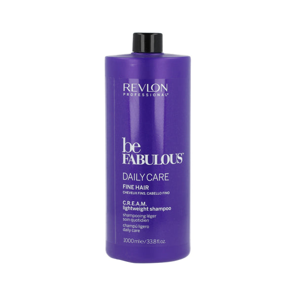 Revlon Be Fabulous Daily Care Fine Hair Cream Lightweight Shampoo 1000ml