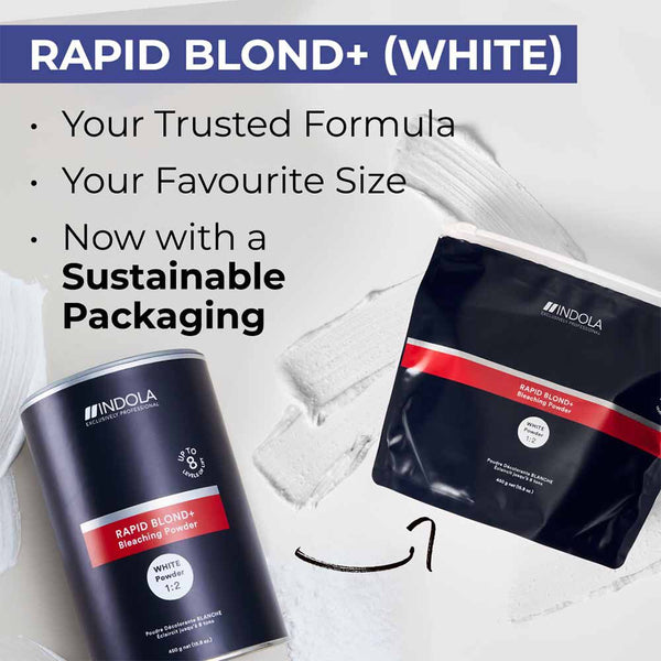 Indola Exclusively Professional Rapid Blond Plus Bleaching White Powder 450g