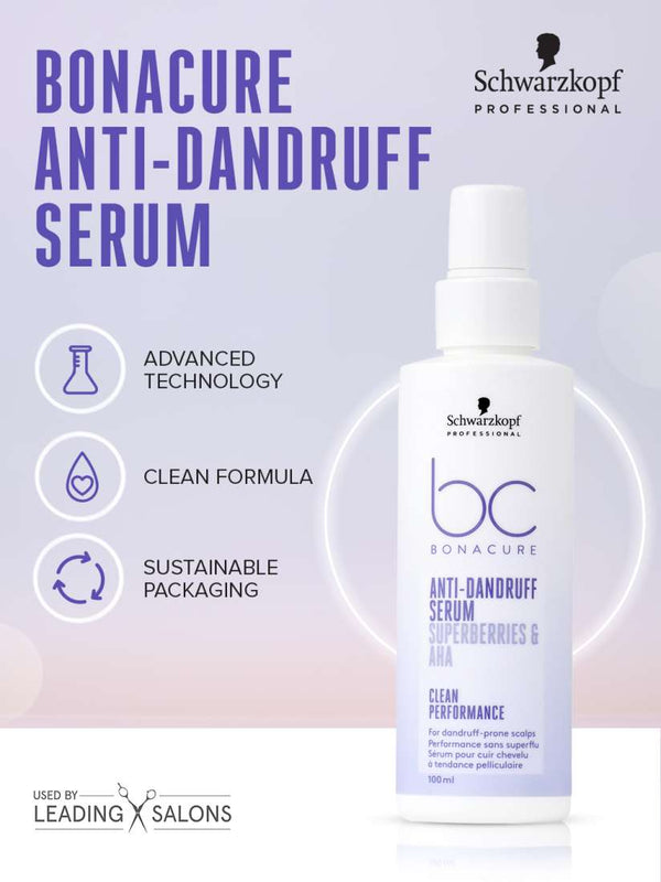 Schwarzkopf Bonacure Superberries And AHA Anti Dandruff Serum 100ml