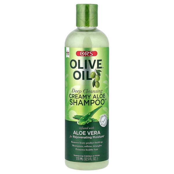 ORS Olive Oil Deep Cleansing Creamy Aloe Shampoo - 370ml / 51.7ml - Afro Hair Boutique