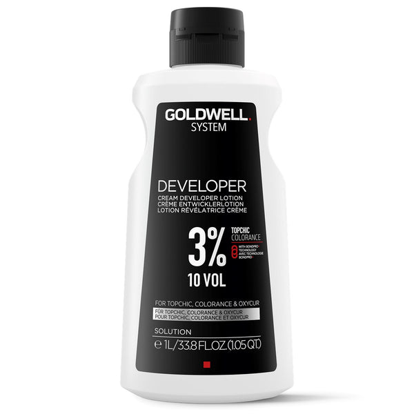 Goldwell Topchic System Lotion Developer Peroxide 2% , 3% , 6% & 12% 1000ml - Afro Hair Boutique