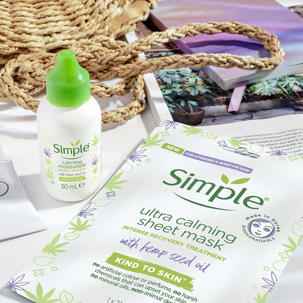 Simple Calming Moisturiser Skin Cream 50ml - Afro Hair Boutique
