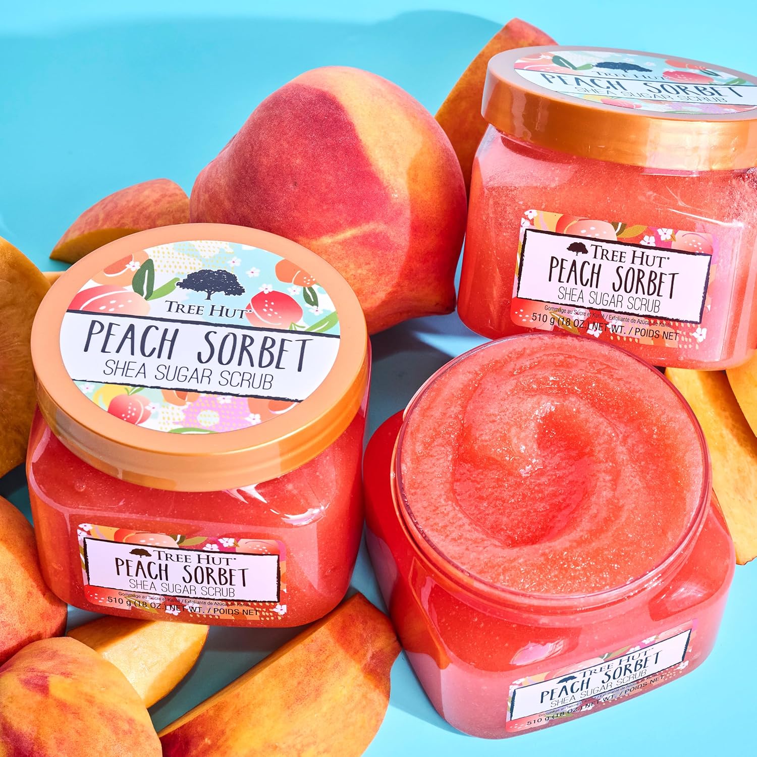 Tree Hut Peach Sorbet Shea Sugar Scrub 510g