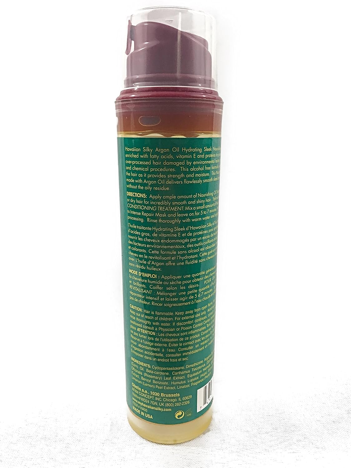 Hawaiian Silky Hydrating Sleek Nourishing Oil Treatment 201ml