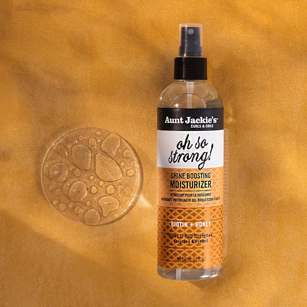 Aunt Jackie Oh So Strong Shine Biotin Honey Boosting Moisturiser 354ml - Afro Hair Boutique
