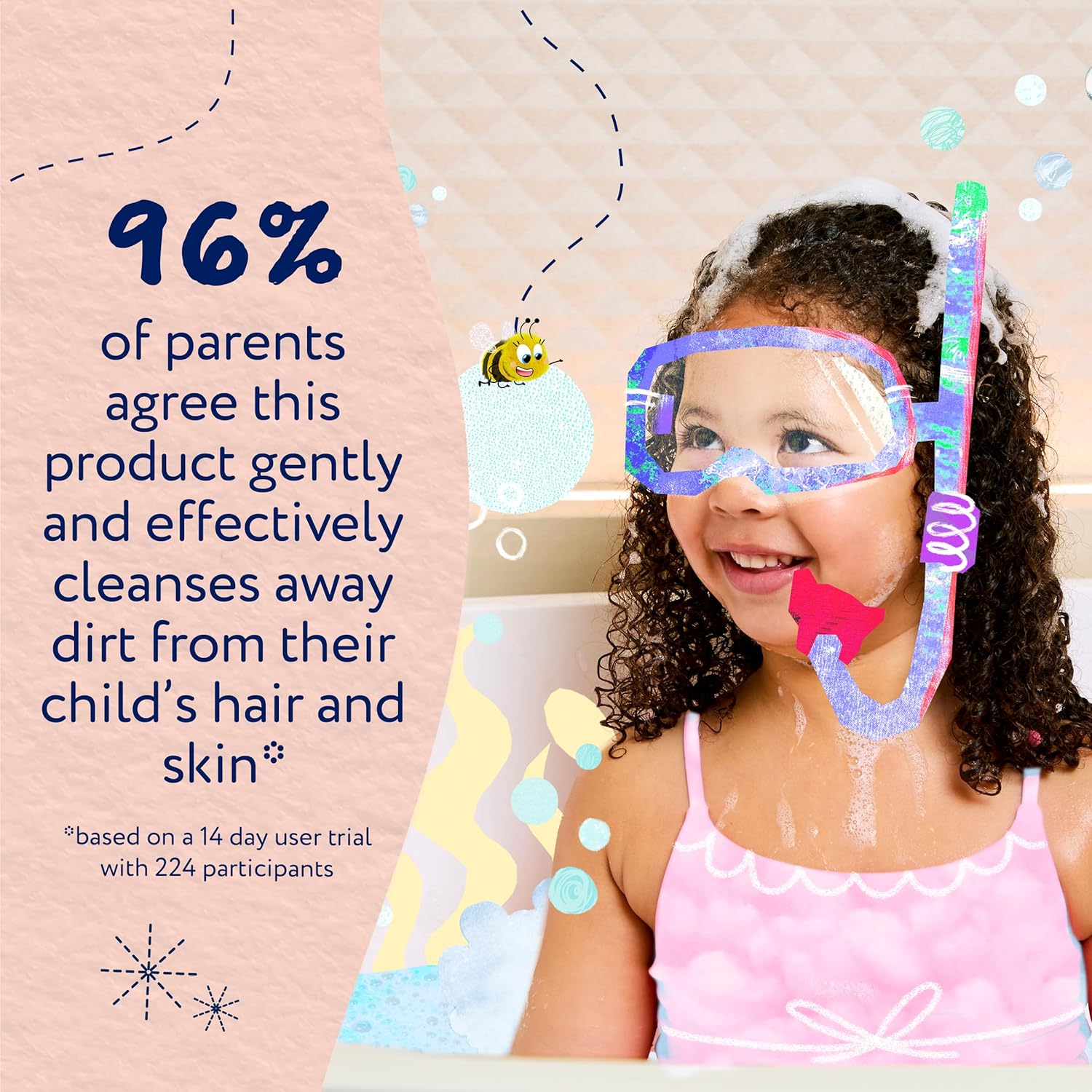 Childs Farm Peach And Apricot Hair Body Wash 250ml