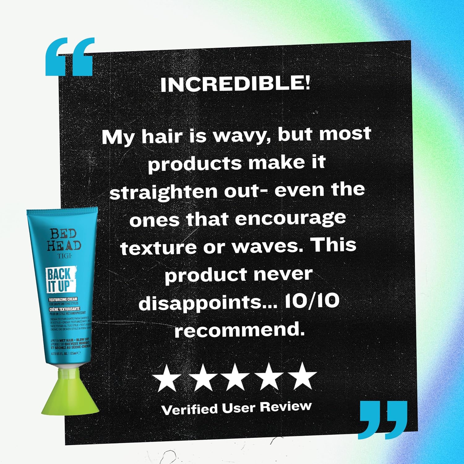 Tigi Bed Head Back It Up Texturizing Cream 125ml