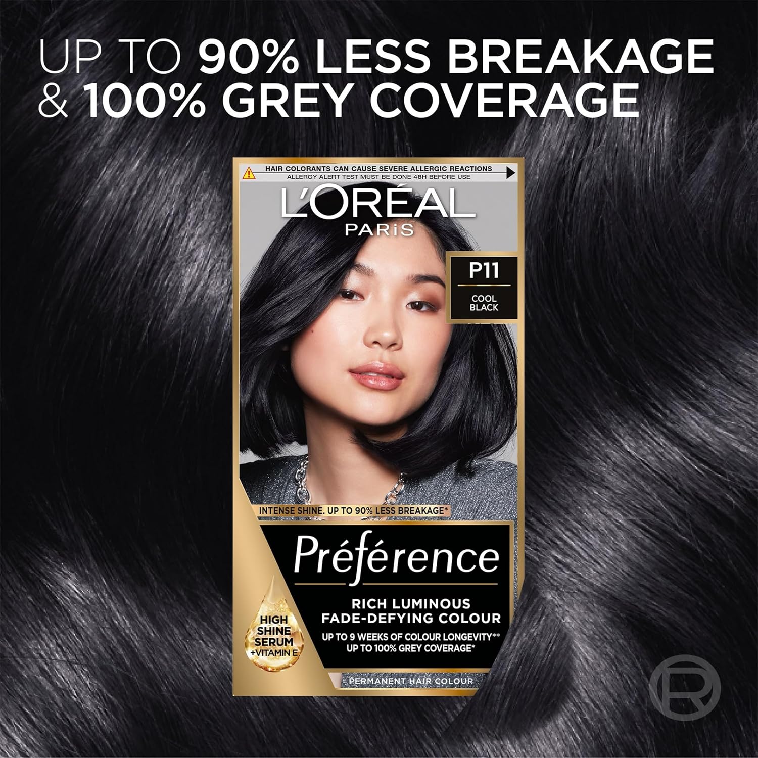 Loreal Paris Preference Infinia Permanent Color P11 Cool Black