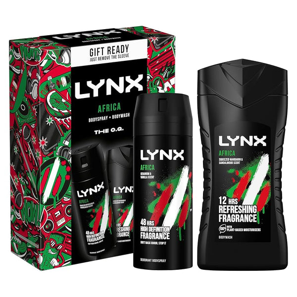 Lynx Africa Body Spray And Body Wash Duo