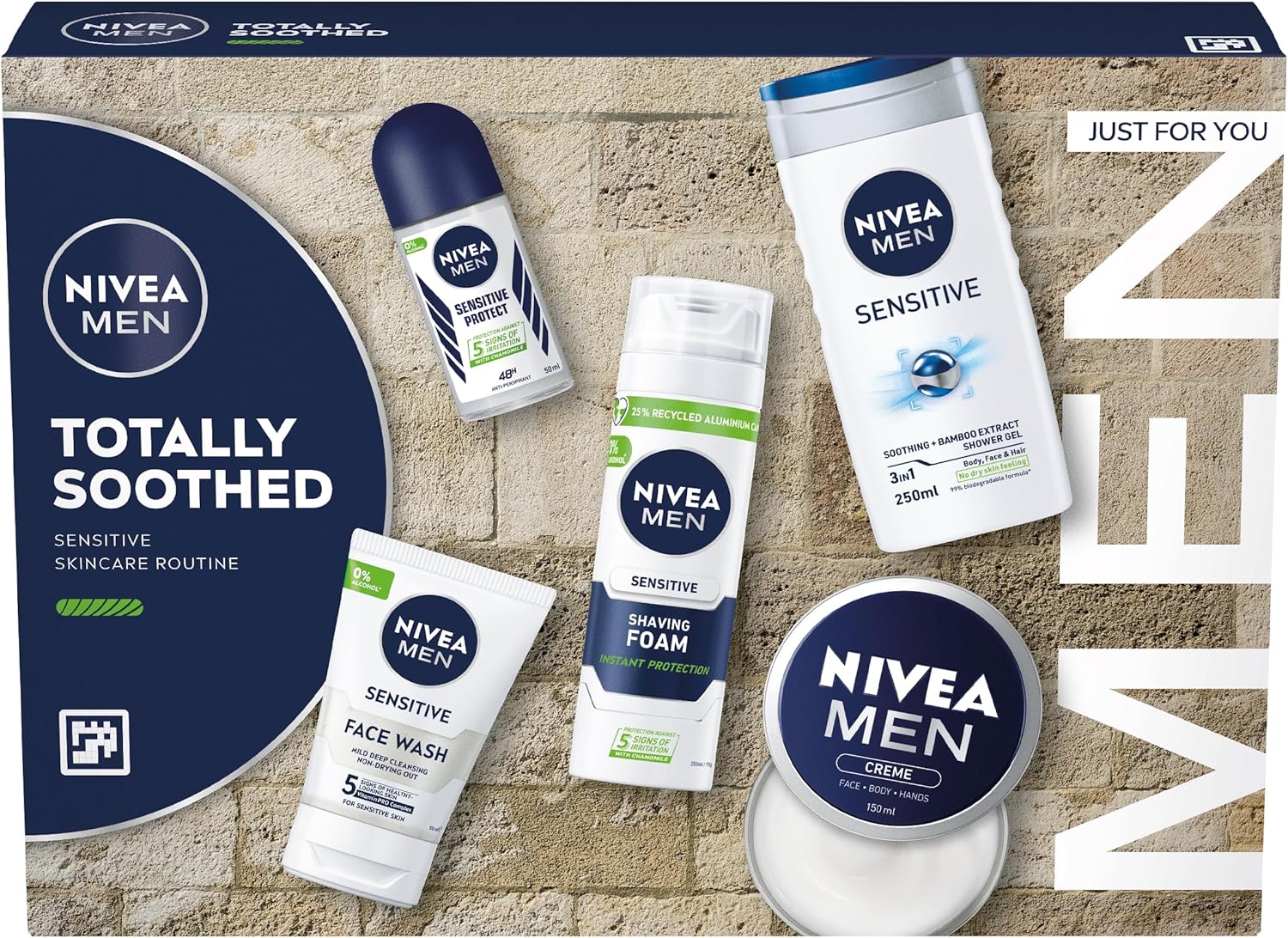 Nivea Men Totally Soothed Sensitive Skincare Gift Set