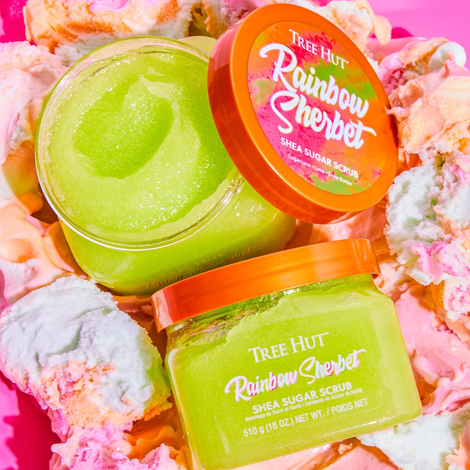 Tree Hut Rainbow Sherbet Shea Sugar Scrub 510g