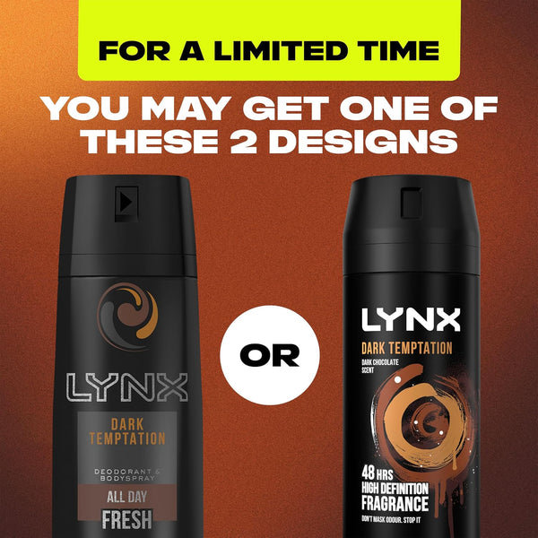 Lynx Dark Temptation Deodorant Body Spray 150ml