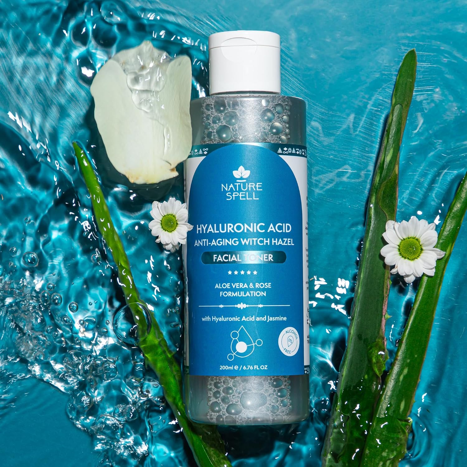 Nature Spell  Anti Aging Witch Hazel Facial Toner