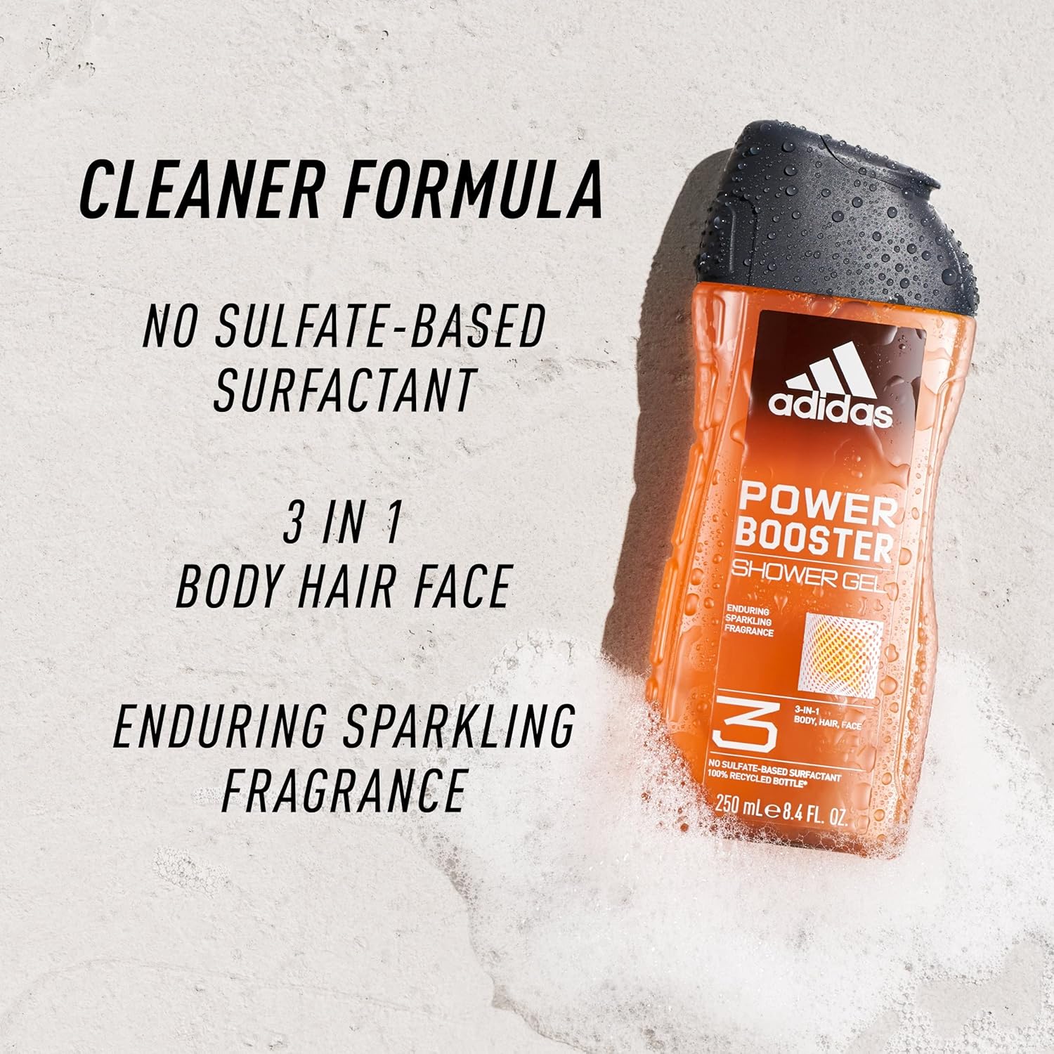 Adidas Power Booster 3 In 1 Shower Gel 250ml