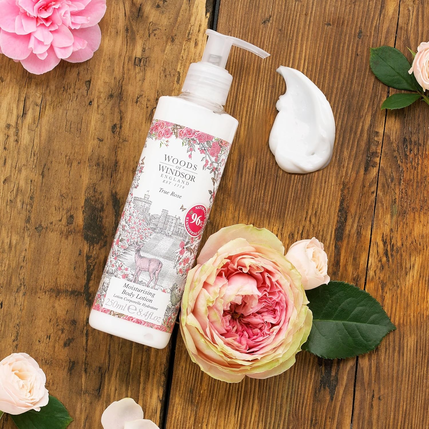 Woods Of Windsor True Rose Moisturising Body Lotion 250ml
