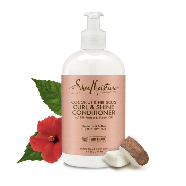 Shea Moisture Coconut And Hibiscus Curl Conditioner 94ml / 437ml / 384ml - Afro Hair Boutique