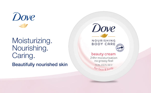 Dove Nourishing Body Care Beauty Cream 75ml / 250ml