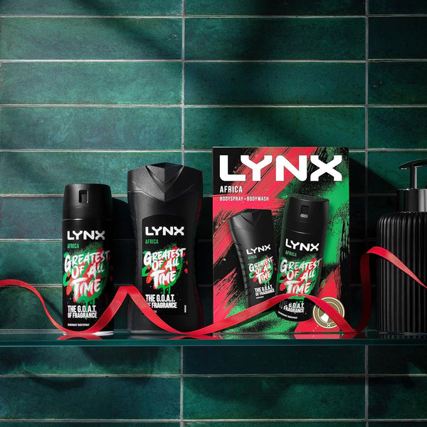 Lynx Africa Body Spray And Body Wash Duo