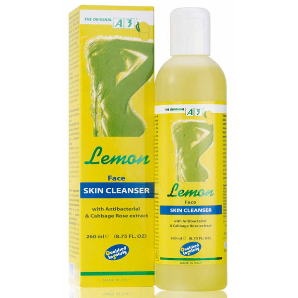 A3 Lemon Face Skin Cleanser with Anti-Bacterial & Cabbage Rose Extract 260ml - Afro Hair Boutique
