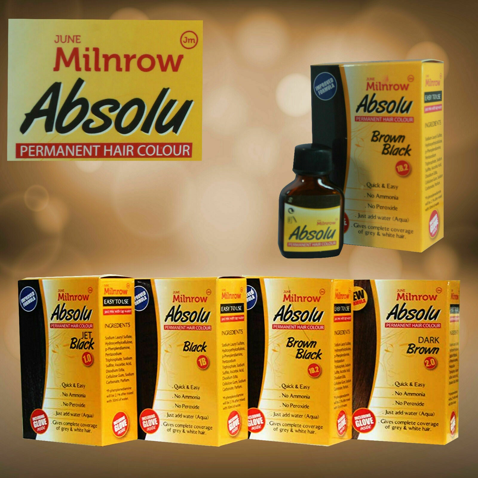 June Milnrow Absolu Permanent Hair Colour