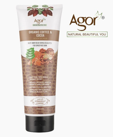 Agor Organic Coffee And Cocoa Body Scrub