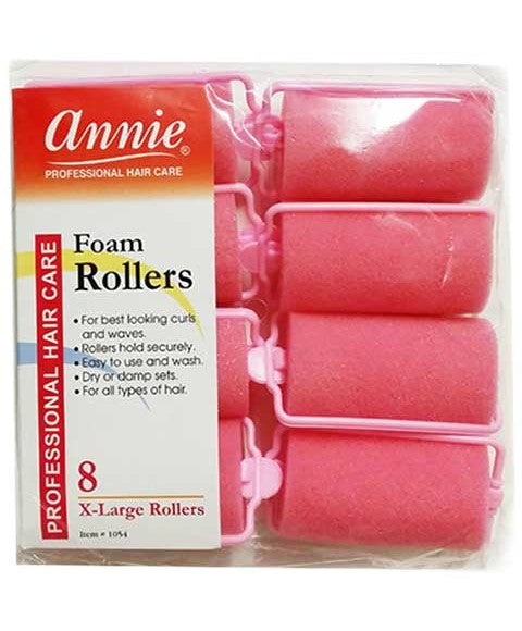 Annie Foam Rollers Pink Extra Large