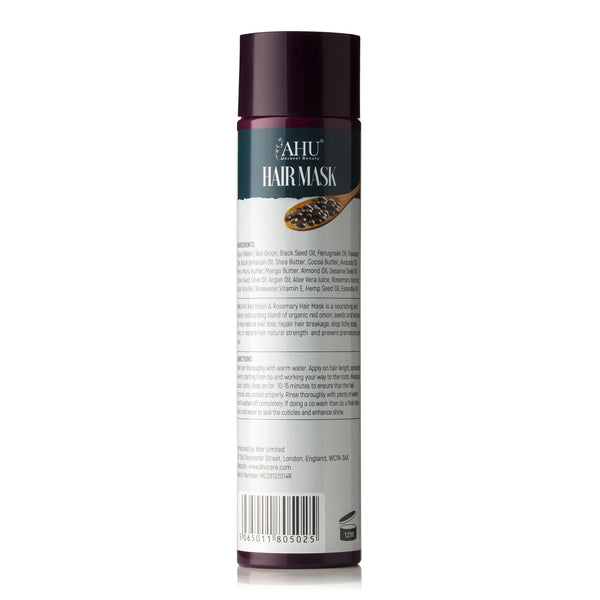 AHU Care AHU Red Onion And Rosemary Hair Mask 300ml - Afro Hair Boutique