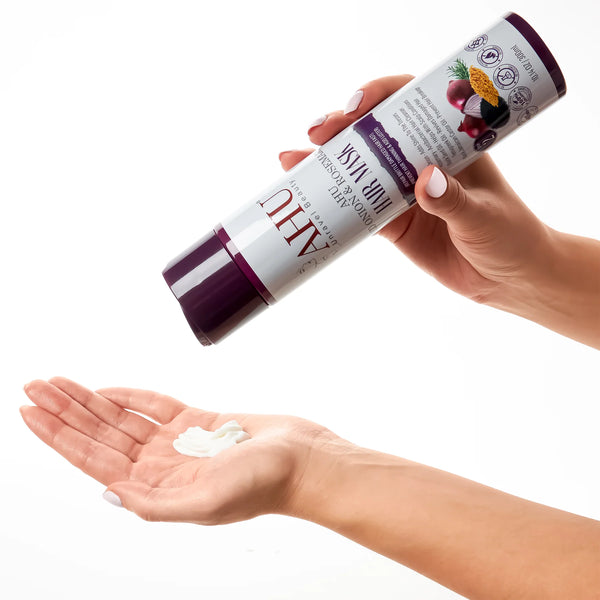 AHU Care AHU Red Onion And Rosemary Hair Mask 300ml - Afro Hair Boutique