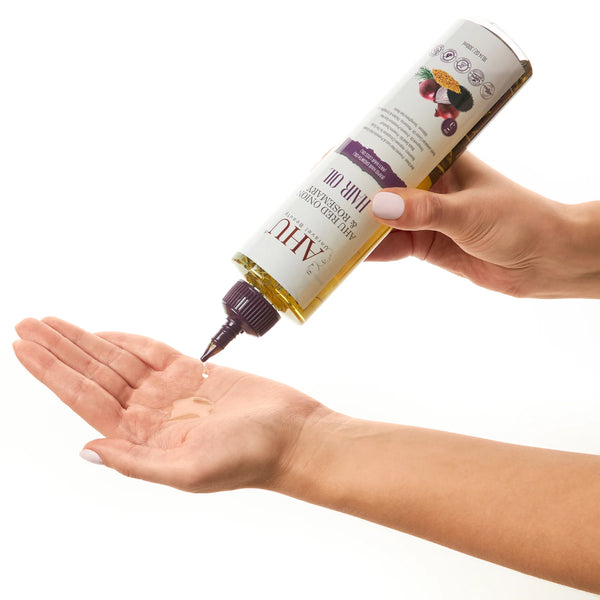 AHU Care AHU Red Onion And Rosemary Hair Oil 300ml - Afro Hair Boutique