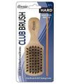 Annie Hard Mini Wooden Club Boar Bristle Brush Hard With 4.8In Comb 2111