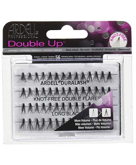 Ardell  Double Up Knot Free Double Flares Lashes Long Black
