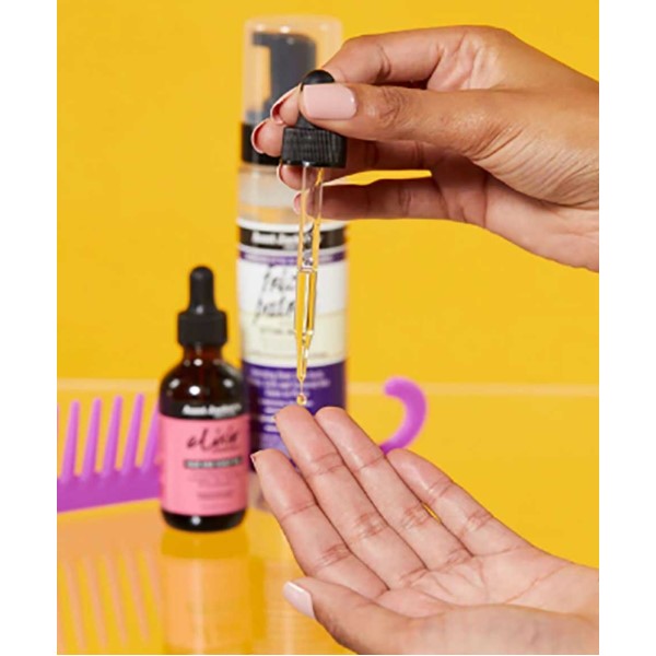 Aunt Jackies Elixir Hair And Scalp Oil With Collagen Tea Tree Oil Eucalyptus