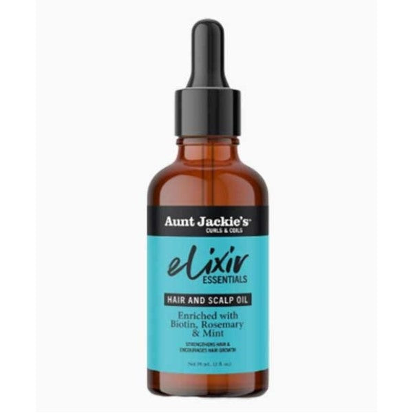 Aunt Jackies Elixir Hair And Scalp Oil With Biotin Rosemary Mint
