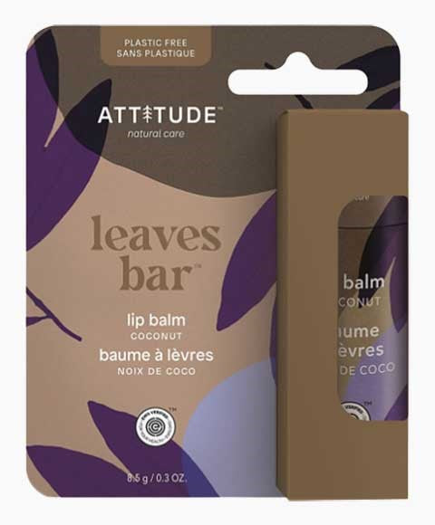 Attitude  Leaves Bar Coconut Lip Balm