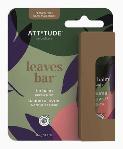 Attitude  Leaves Bar Fresh Mint Lip Balm