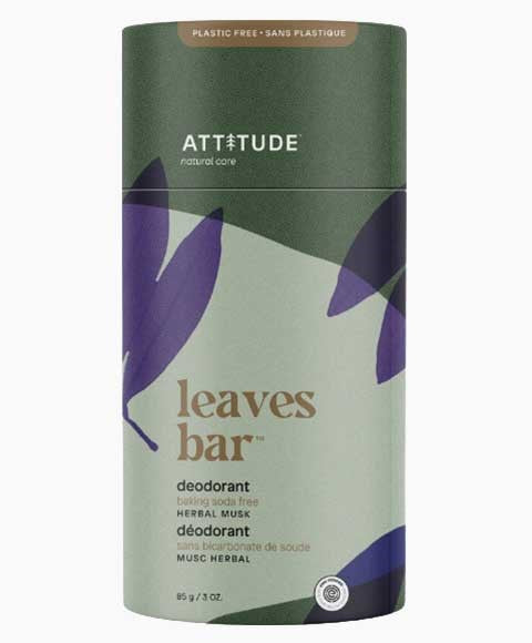 Attitude  Leaves Bar Herbal Musk Deodorant