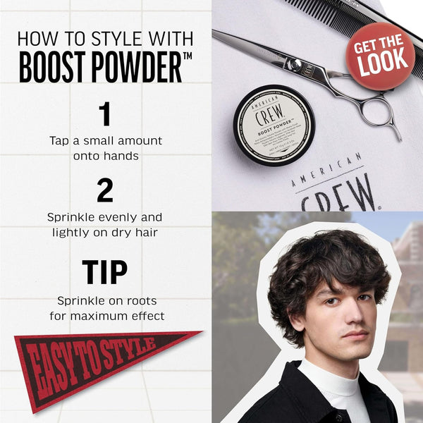 AMERICAN CREW CLASSIC MATTE FINISH BOOST POWDER 10g - Afro Hair Boutique