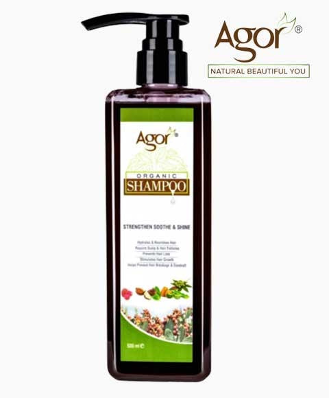Agor Organic Strengthen Soothe And Shine Shampoo