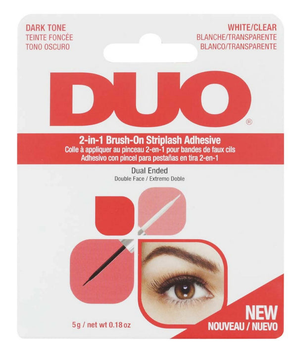 ARDELL DUO Brush On STRIPLASH ADHESIVE White DARK TONE 5g / 0.18oz