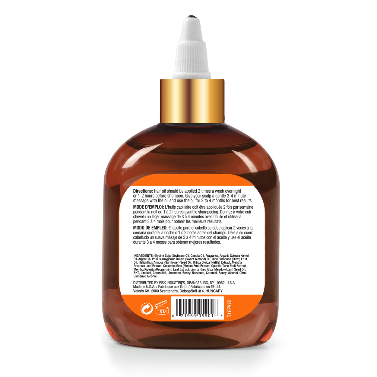 Difeel Argan Oil Nourishing Premium Hair Oil 210ml