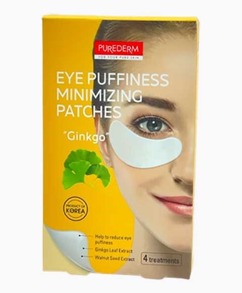 Amirose Purederm Eye Puffiness Minimizing Ginkgo Patches