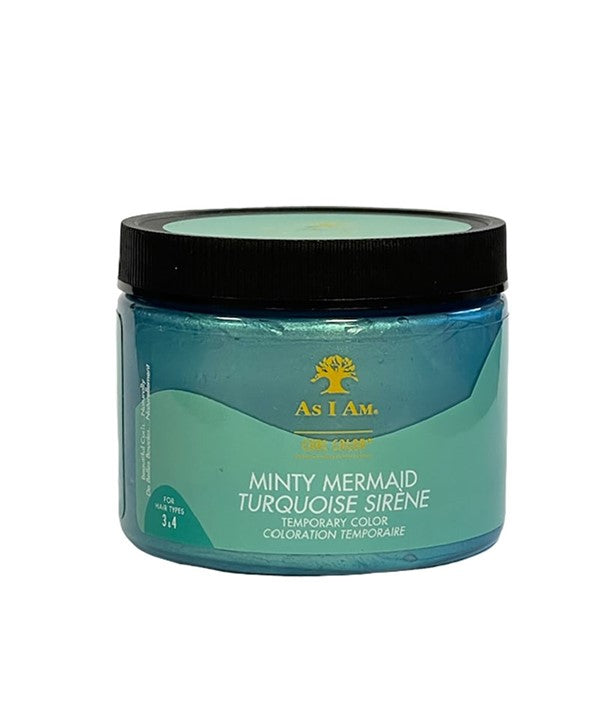 As I Am  Temporary Curl Color Minty Mermaid